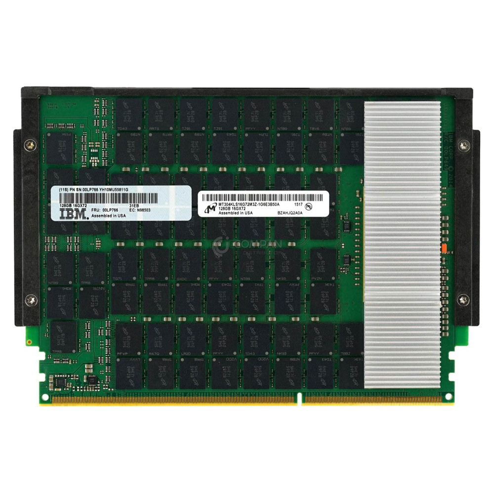 00LP766 IBM DDR3 128GB 16GX72 PC3-12800 1600MHZ CDIMM FOR PSERIES POWER8